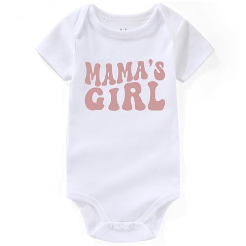 Mamas Girl newborn Outfit Mommys Girls Baby Clothes Mamas Bestie Mini infant bodysuit White 3-6 months