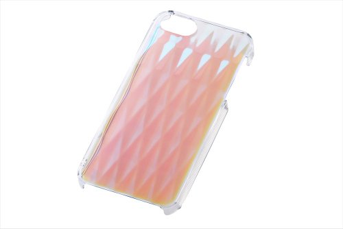 レイ アウト iPhone SE / iPhone5s / iPhone5 ケース レインボー シェルジャケット/グリーンレッドRT-P5C15/GR