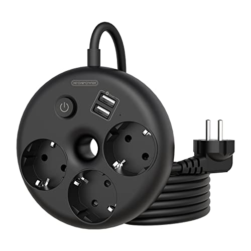 NTONPOWER Multiprise Electrique, Bagel Shape Bloc...