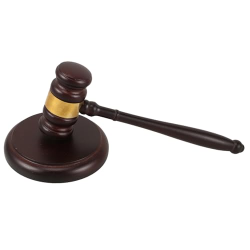 Mazo de juez CLISPEED con bloque sonoro regalo elegante para abogados