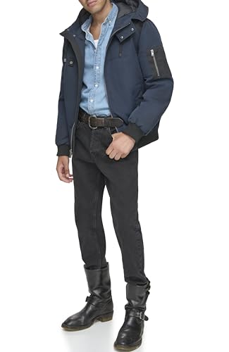 Image of Andrew Marc Men's Softshell Jacket, NAVY (CULLEN), Medium