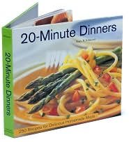 Hardcover 20-Minute Dinners: 250 Recipes for Delicious Homemade Meals Book