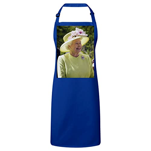 Tablier cuisine premium bleu pour vos repas de fête style Royaume-Uni