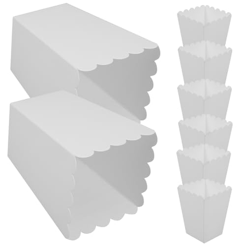 Alipis 40pcs Bulk Popcorn Containers Cardboard Snack Buckets Night Party Events