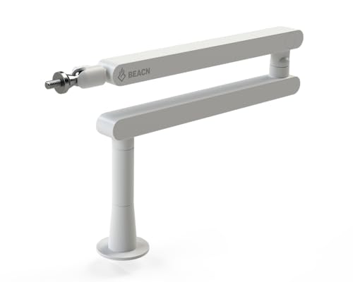 Image of BEACN Mic Stand (Light) - Low Profile Adjustable Boom Arm, 360 Mount