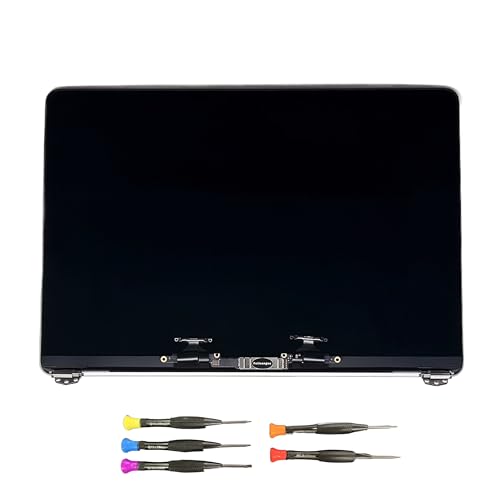 Image of Replacement Screen for MacBook Pro A2289 A2251 A1989 A2159 EMC3358 3214 3348 3456 3301 Retina LCD MV96 97 98 99 9A MR9V MR9Q 9R 9T 9U Full LCD Display Complete Top Assembly Grey /Silver (Space Grey)