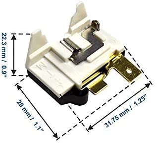 1 pin QP2-4.7 Start Relay and Overload Kit | Fits Mini Fridge,Compact Refrigerator,Beverage & Wine/Beer Cooler,Deep Freezer