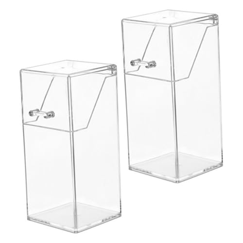 Support pen et maquillage en lot de 2 organisateurs transparents