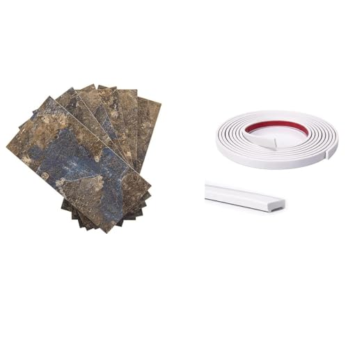 Art3d 102-Piece Peel and Stick Tile Backsplash for Kitchen Bathroom,