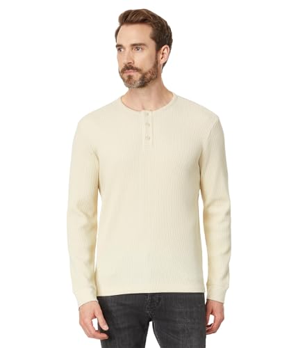 Vince Men's Chunky Waffle Long Sleeve Henley