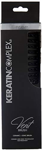 Keratin Complex Curved Vent Brush - Black For Unisex 1 Pc Hair Brush - Image 2