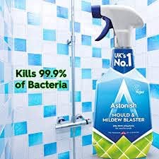 Astonish Lot de 2 démoulants et anti-moisissures - 750 ml - Élimination efficace des moisissures, vegan et sans cruauté. - Image détaillée