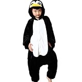 WAFUNNE Kids Penguin Costume Cosplay Halloween Animal Onesie for Boys Girls Child Penguin XL