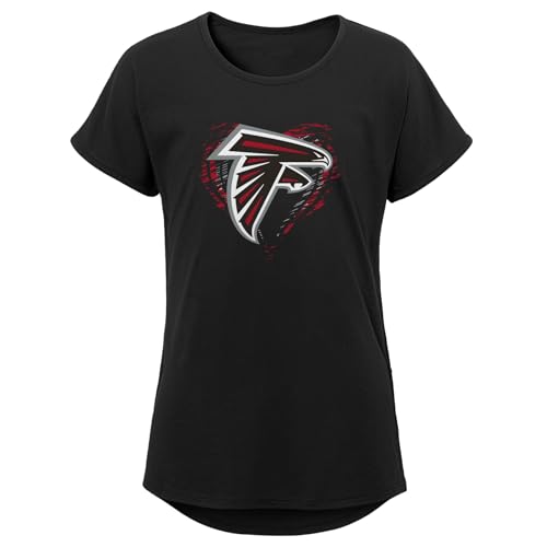 Outerstuff Girls' Youth Sonic Heart Short Sleeve Dolman Tee