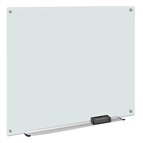 Image of AmazonBasics Glass Dry-Erase Board - Frosted, Non-Magnetic, 1.21 x 0.91 m