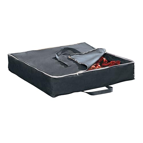 BrylaneHome 6 Foot Pop-Up Tree Storage Bag - Gray