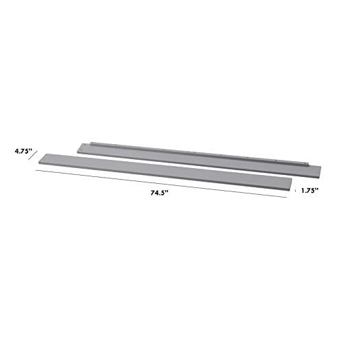 Image of DaVinci Hidden Hardware Twin /Full-Size Bed Conversion Kit (M5789) in Grey