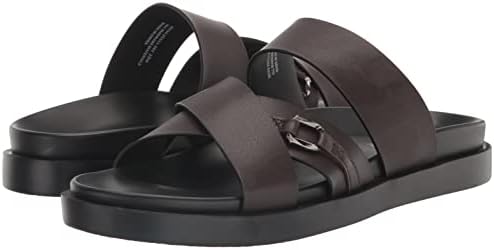 Stacy Adams Men's Modesto Cross Strap Slide Sandal Flat, Chocolate, 10 | Image 6