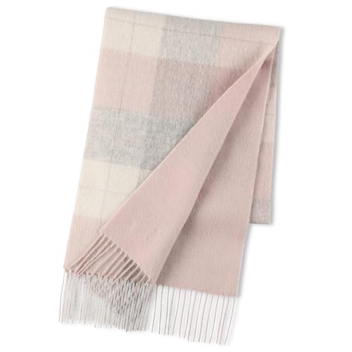 エレンシア ウール カシミヤ ブレンド リバーシブル マフラー