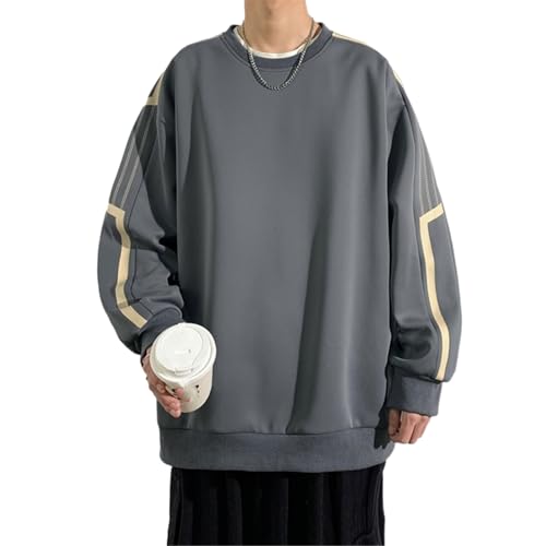 Sweat-shirt japonais hommes GUOYUXIAO décontracté à col rond