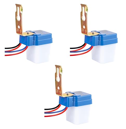 Image of Builtronics(BTI-301) : Automatic Light On-Off Day-Night Photocell Sensor Switch 220 Volt(up to1300Watt) for Lights, Water Proof, 18 Months Warranty, Customer Care Support, Waterproof (3)