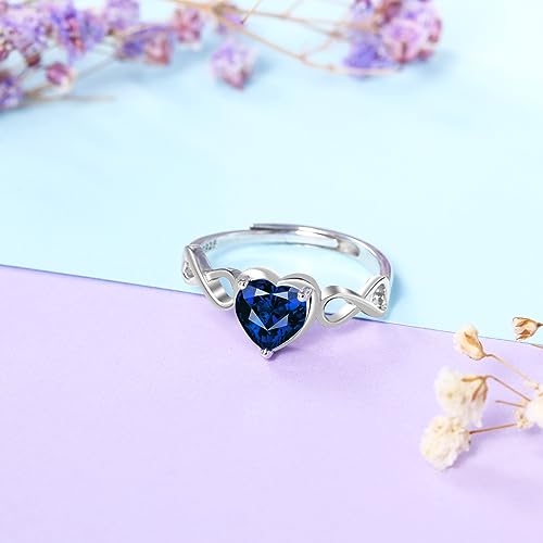 Bague pierre de naissance bague ajustable qui ne ternit pas