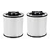 Ystter 2 PCS DXVC6910 Strumento di Pulizia del Filtro HEPA di Vuoto di Ricambio, per DXVC6910 6-16 Galloni di Parti per Aspirapolvere Umido/Secco