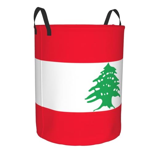 Panier à linge drapeau Liban idéal pour organiser les vêtements du salon - 3