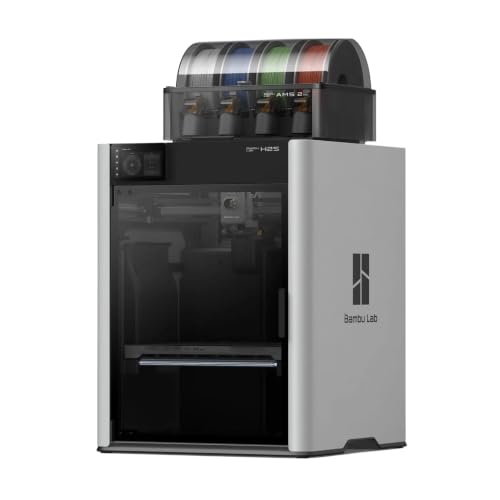 Image of Bambu Lab H2S Combo 3D Printer with AMS by WOL3D - 340x320x340mm Large Build Volume, Multi Color Printing Machine, 350C Hotend, Heated Chamber, AI Monitoring, High Speed for PLA ABS PETG PA-CF PC ASA