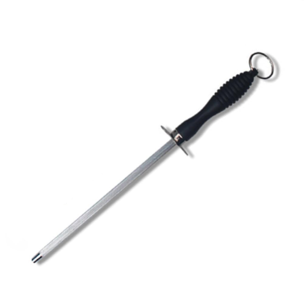 Sharpener Rod Kitchen Knives Sharpener Carbon Steel Professional Knife Sharpening Steel Honing Rod with Hanging Holes 10 2