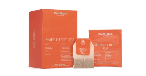 Maharishi Ayurveda - Sniffle Free Herbal Tea | 100% Natural Caffeine Free Herbal Tea | Balance Your Respiratory System & Banish Sniffles (1.2Oz - 34G) #TOP4