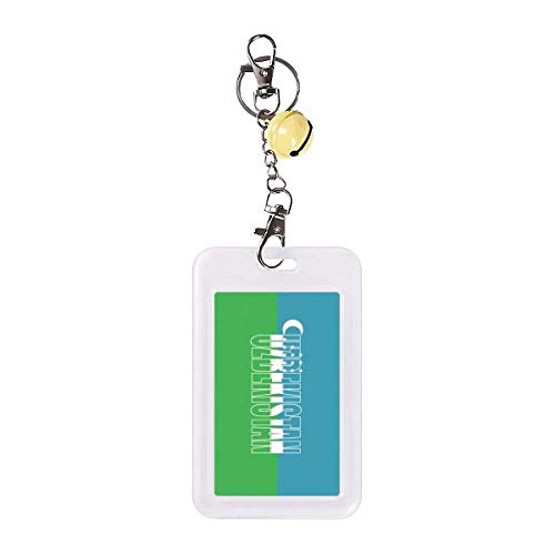 Funda protectora de tarjetas de crédito para evitar rayones con diseño de Uzbekistán