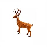 Christmas Deer Xmas Elk Plush Simulation Christmas Decorations Xmas Plush Elk Deer for Home Ornament Party Decoration
