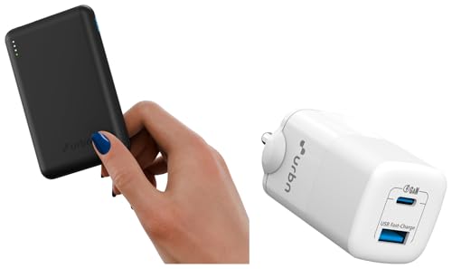 Image of URBN 10000 Mah Lightning Nano Slim Power Bank-Black with 65W Gan Charger