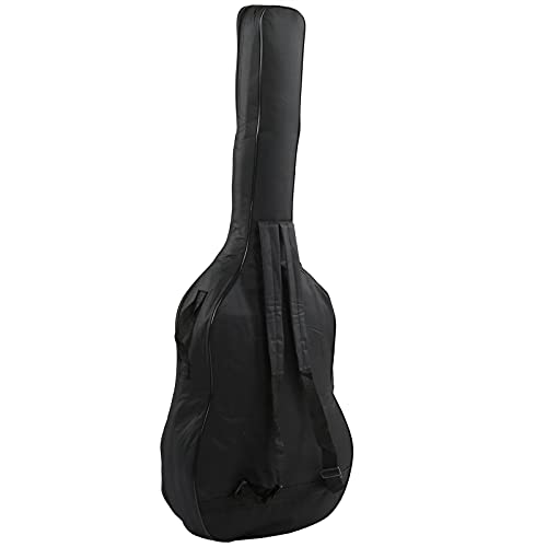 Bolsa para violão portátil, ajustável, durável, acústico, impermeável, macia para guitarra acústica