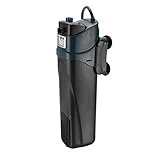 DASNTERED Bomba de Filtro de Acuario, Bomba de Agua Sumergible Interna con Cabezal de Potencia, Filtro de Bomba de oxígeno Ultra silencioso esterilizador UV, para Acuario, pecera