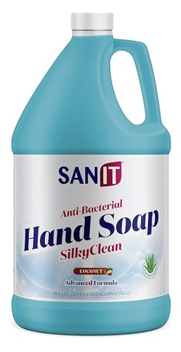 Sanit Silky Clean Antibacterial Liquid Gel Hand Soap Refill