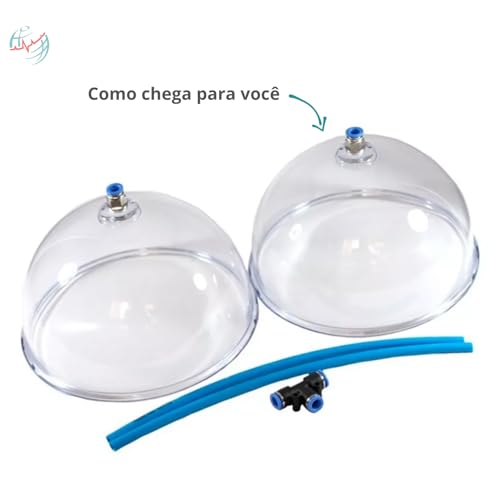 Ventosas Pump Up Tamanho 16cm Com Engate 8mm Levanta Bumbum Glúteos