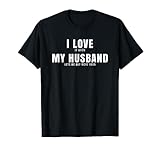 Funny Saying Crochet I Love My Husband Buy More Yarn Women T-Shirt