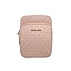 Michael Kors Jet Set Travel Signature – Bolsa bandolera de PVC con logotipo mediano