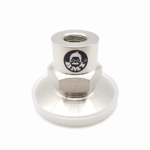 Image of bmotiontech FNPT to KF25 Flange Fitting (ISO-KF KF25 QF25 NW25) US NPT Thread Standard (1 /8 inch FNPT x KF25)