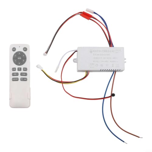 Ventilador de techo para lámpara LED con motor CC y oscilación 6