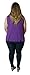 Udderly Hot Mama Curvy Plus Size 'Camille' Front Zip Nursing and Pumping Tank - Plum, Size 1X