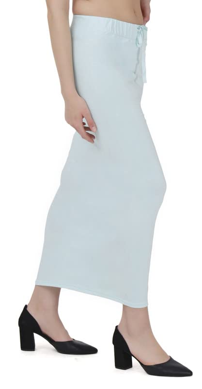 Image of Lycra Blend Cotton Saree Shapewear Petticoat for Women and Girls, Skirts Shapewear Dress for Saree