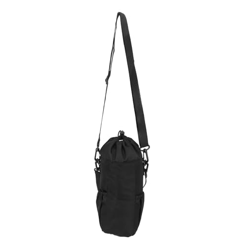 Sac de transport gourde isolé noir en tissu imperméable avec sangle