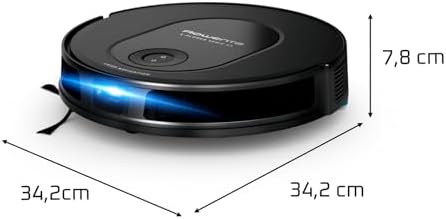 Robot aspirateur Rowenta X-Plorer Serie 65 RR8L65WH, Technologie Laser pour Nettoyage méthodique, Idéal pour Habitat Mod