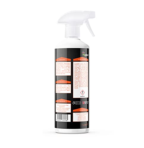 Inspired FAM0125 Heavy Duty Degreaser | for Kitchens | Suitable for Most Surfaces, Clear, 1 Litre