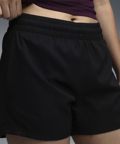 Image of Puma Women's Active Woven Workout Shorts | Lightweight Sweat Proof Polyester Training Shorts for Women | Moisture-Wicking Regular Fit Sportswear for Running, Gym & Daily Workouts