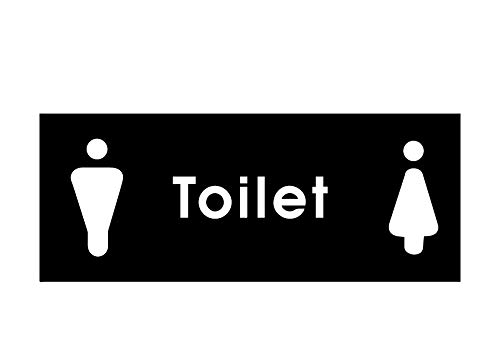 SIGN EVER Men Women Toilet Sign Board- With Double side adhesive tape-Vinyl Sticker With Forex Board-Home,Office,Lodge,Hotel,Theatere,Wall (Black White) (B079JQS5CV) Amazon Price History, Amazon Price Tracker