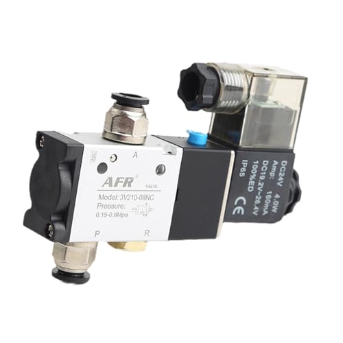 Électrovanne pneumatique 3V210-08-NC DC24V avec raccords 8mm